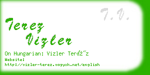 terez vizler business card